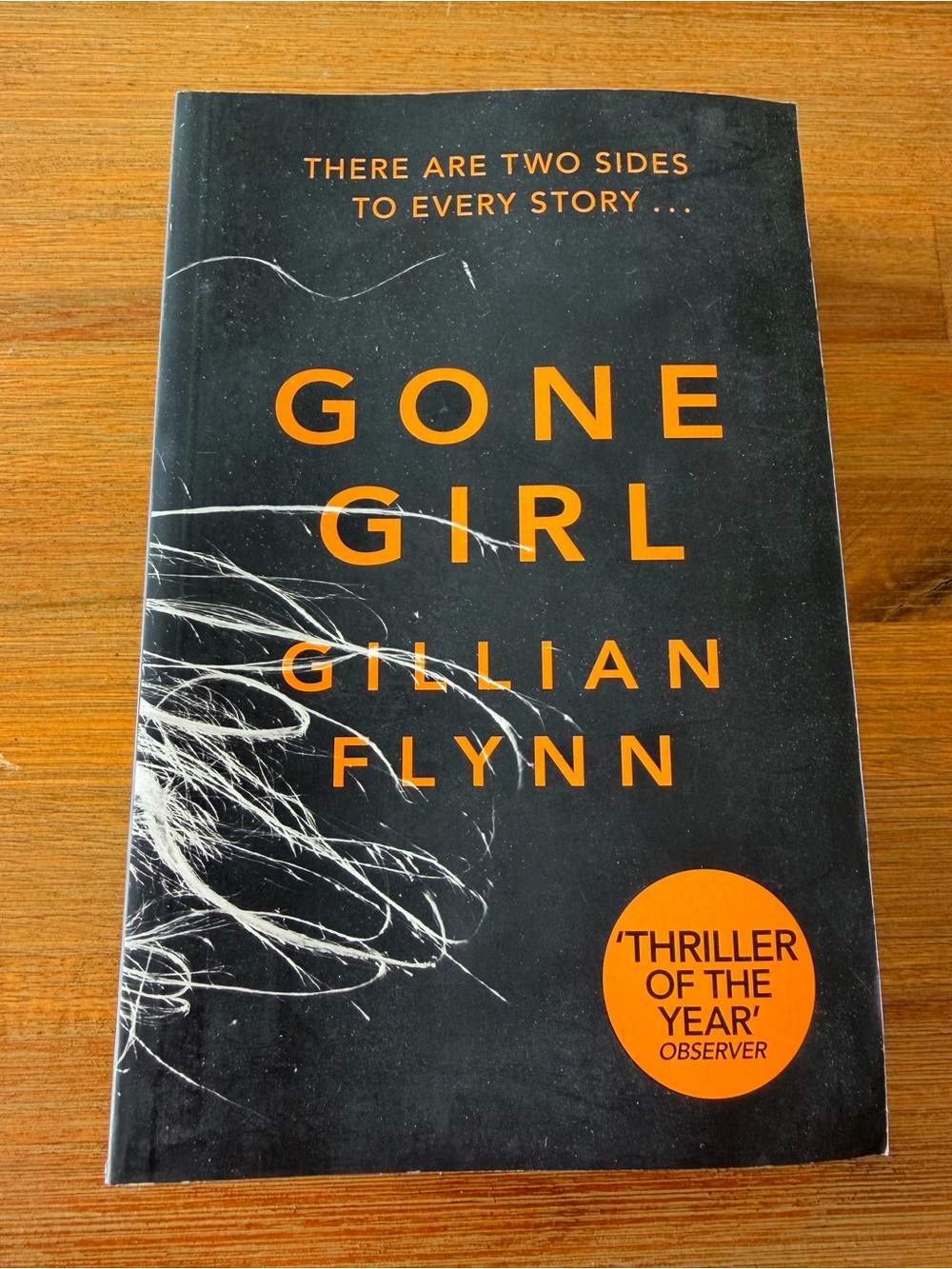 Gone Girl by Gillian Flynn in paperback